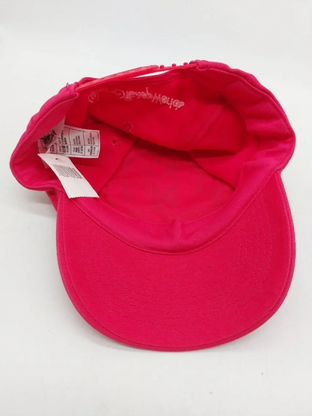 Walt Disney World Minnie Mouse Pink Adjustable Baseball Cap Hat Toddler